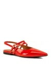 Vagabond Shoemakers Hermine Multi-strap Ballet Flats Women In Flame Red