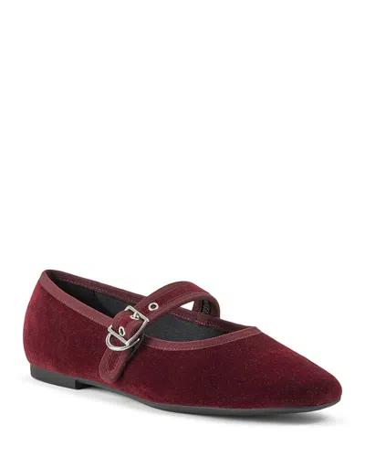 Vagabond Shoemakers Jolin Cherry Velvet Mary Jane Flats