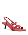 Vagabond Shoemakers Jonna Slingback Kitten Heel Sandal In Red