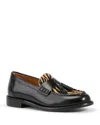 Vagabond Shoemakers Linn Genuine Calf Hair Tassel Loafer In Black