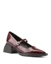 Vagabond Shoemakers Vivian Pointed Toe Mary Jane Pump In Red