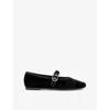 Vagabond Shoemakers Jolin Mary Jane In Black Velvet
