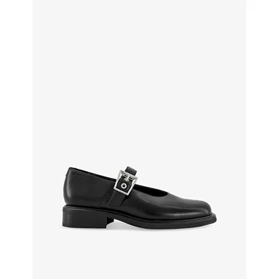 Vagabond Shoemakers Womens Ellis Mary-jane Leather Shoes Black Leather Eur 37 / 4 Uk