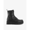 Vagabond Shoemakers Womens  Tara Lace-up Leather Boots In Black