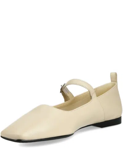 Vagabond Square-toe Ballet Flats In Neutral