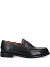 Vagabond Steven Strap Loafers In Black