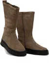 Vagabond Suede Boots In Brown