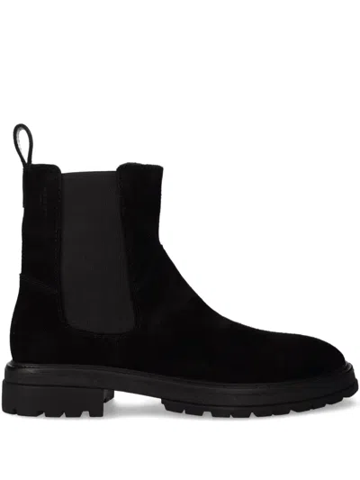 Vagabond Suede Chelsea Boots In Black
