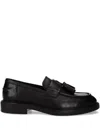 Vagabond Tassel-detail Leather Loafers In Black