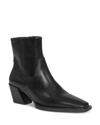 Vagabond Women's Alina Pointed Toe Ankle Booties In Black