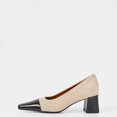 Vagabond Women's Beige Suede/patent In Neutral