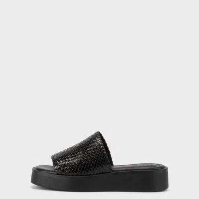 Vagabond Women's Black, Braided Leather
