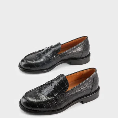 Vagabond Women's Black Embossed Leather