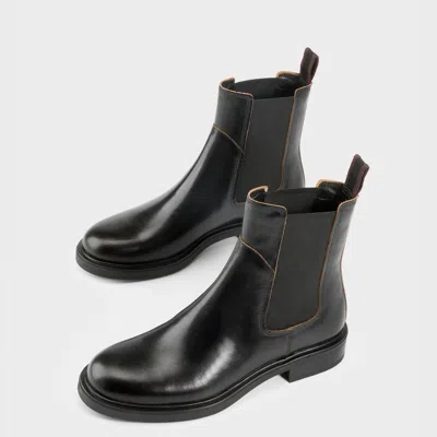 Vagabond Women's Black Leather/contrast Edges