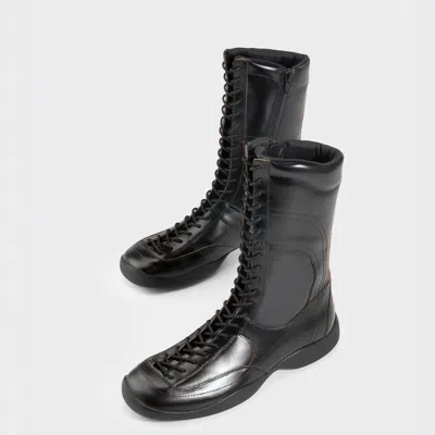 Vagabond Women's Black Leather/contrast Edges