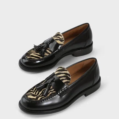 Vagabond Women's Black Leather/hair-on-leather