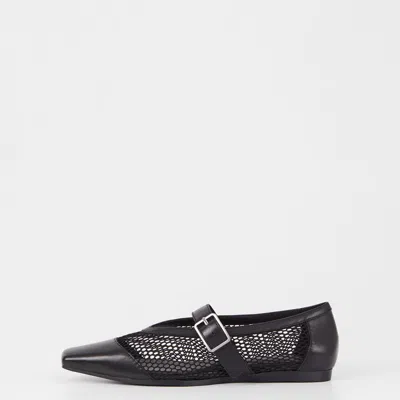 Vagabond Wioletta Buckle-fastening Mesh Ballet Flats In Multi