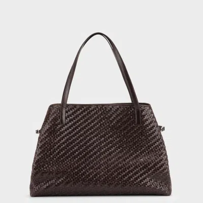 Vagabond Women's Brown, Braided Leather In Pattern