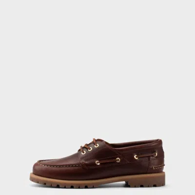 Vagabond Joslyn Leather Boat Shoes In Brown