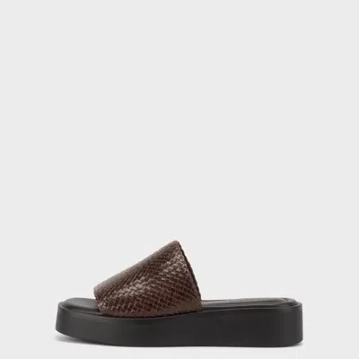 Vagabond Women's Dark Brown, Braided Leather