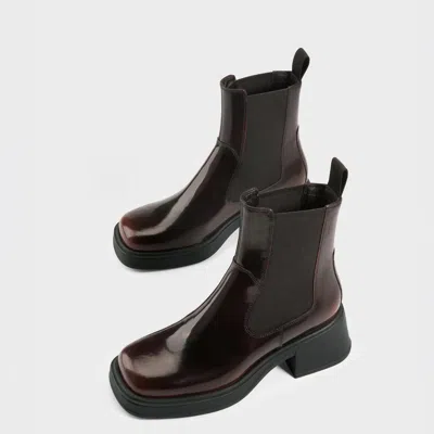 Vagabond Women's Dark Red Polished Leather In Burgundy