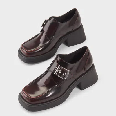 Vagabond Women's Dark Red Polished Leather In Brown