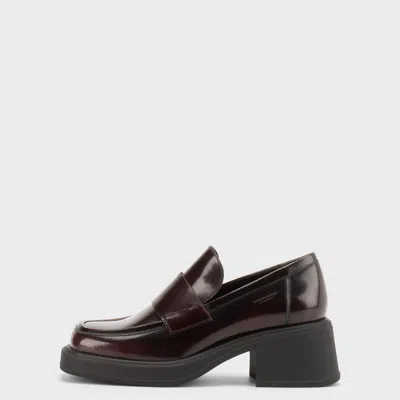Vagabond Women's Dark Red, Polished Leather In Burgundy
