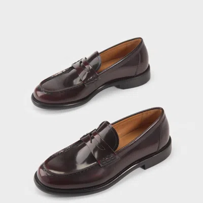 Vagabond Women's Dark Red Polished Leather In Brown