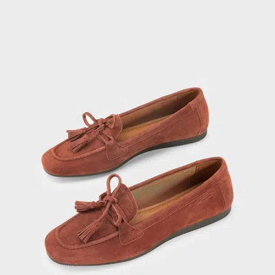 Vagabond Women's Dark Red Suede In Brown