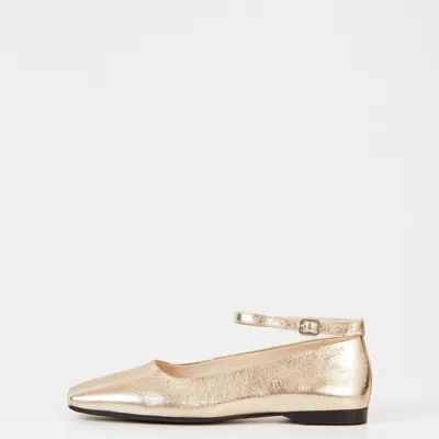 Vagabond Women's Gold Metallic Leather In Pink