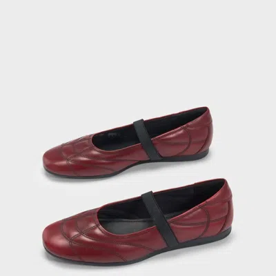 Vagabond Women's Red, Brush-off Leather In Burgundy