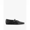 Vagabond Wioletta Buckle-fastening Mesh Ballet Flats