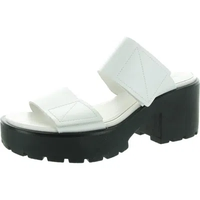 Vagabond Womens Adjustable Leather Block Heel In Multi