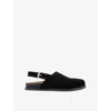 Vagabond Womens Black Effie Suede Buckle Mules Eur 39 / 6 Uk