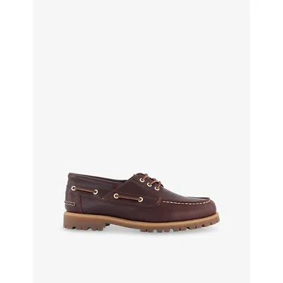 Vagabond Joslyn Leather Boat Shoes In Brown