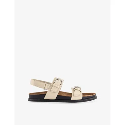 Vagabond Womens  Effie Leather Sandals In Off White