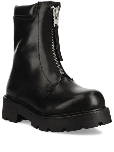 Vagabond Zip-detail Tassel Boots In Black