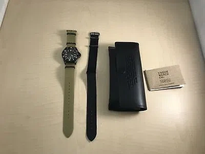 Pre-owned Vague Watch Co . Watch Blksub Military Bs-l-001