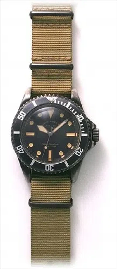 Pre-owned Vague Watch Co . Watch Blksub Military Bs-l-001