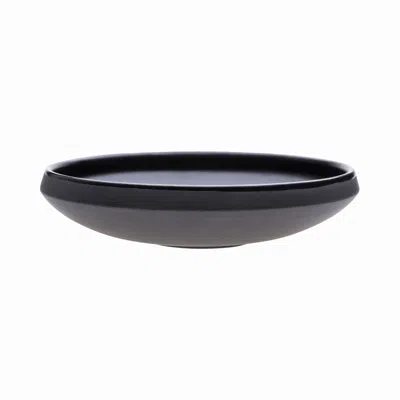 Vaidava Ceramics Black Lunch Bowl · Eclipse In Gray
