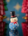 Vaillancourt Folk Art 2025 Snowman Christmas Figurine