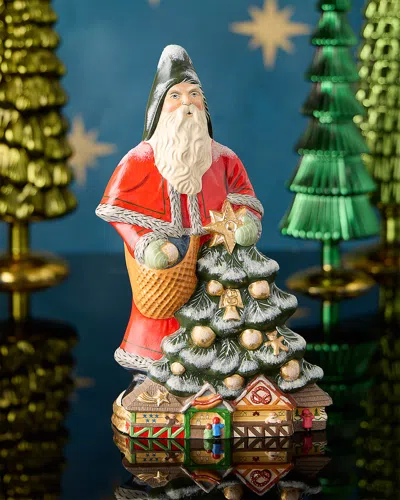 Vaillancourt Folk Art German Christmas Market Santa Figurine