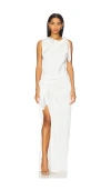 Vaillant Draped Sleeveless Knot Dress