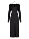 Vaillant Studio Ribbed Long-sleeve Button-down Maxi Dress