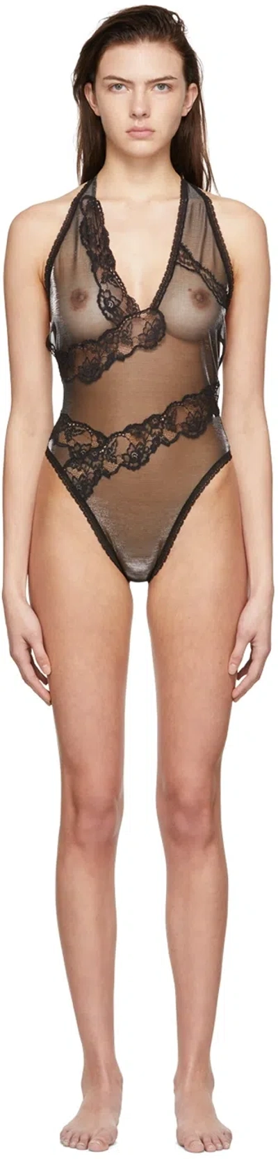 Vaillant Studio Ssense Exclusive Black Bodysuit