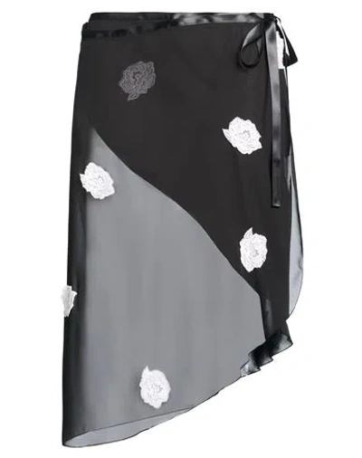 Vaillant Woman Midi Skirt Black Size 4 Polyester