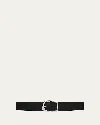 Vaincourt Paris La Petite Leather Belt In Black