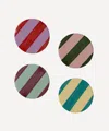 Vaisselle Berlingot Stripe Coasters Set Of 4
