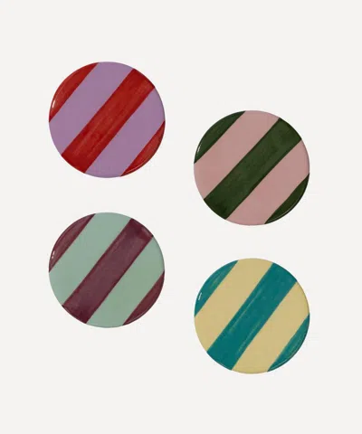 Vaisselle Berlingot Stripe Coasters Set Of 4