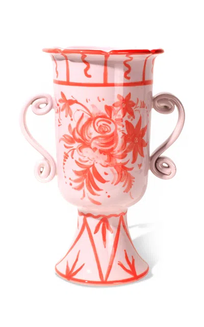 Vaisselle Copacabana; Tall Vase In Red